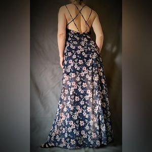 Strappy floral dress